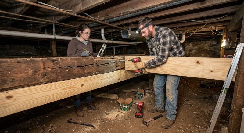 Floor Beam Repair in Kansas City, KS