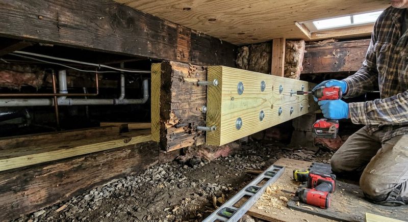 Wood Beam Repair in Kansas City, KS